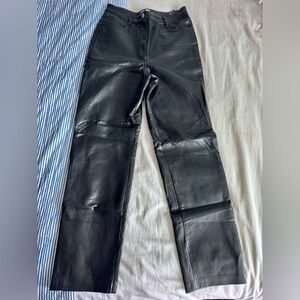 Aritzia Melina leather pants